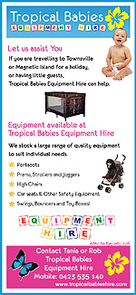 tropical babies hire flyer